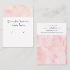 Grafikkarte für den Vorlagenhalter mit Wasserfarbe Visitenkarte