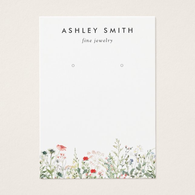 Grafikkarte für den Wildblume "Osterring" (Vorderseite)