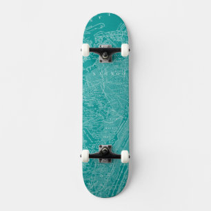 Grafikkarte von New York Skateboard