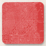 Grafikkarte von San Francisco Getränkeuntersetzer<br><div class="desc">Zuhause Décor</div>