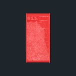 Grafikkarte von San Francisco Leinwanddruck<br><div class="desc">Zuhause Décor</div>
