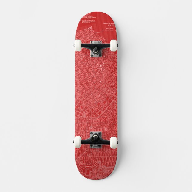 Grafikkarte von San Francisco Skateboard (Vorderseite)