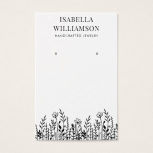 Grafikkarten mit hübscher Wildblume