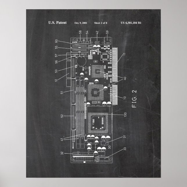 Grafikkartenpatent Poster (Vorne)