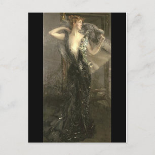 Gräfin Speranza - Boldini Postkarte