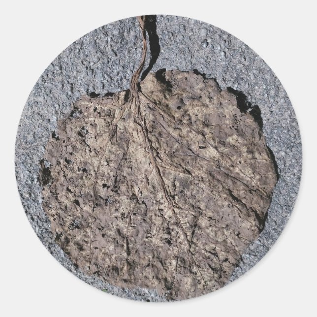 Grafisch/Strukturiert Runder Aufkleber (Vorderseite)