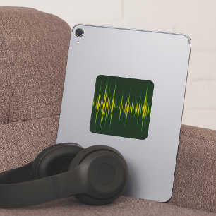 Grafische Ausgleichsticker Quadratischer Aufkleber