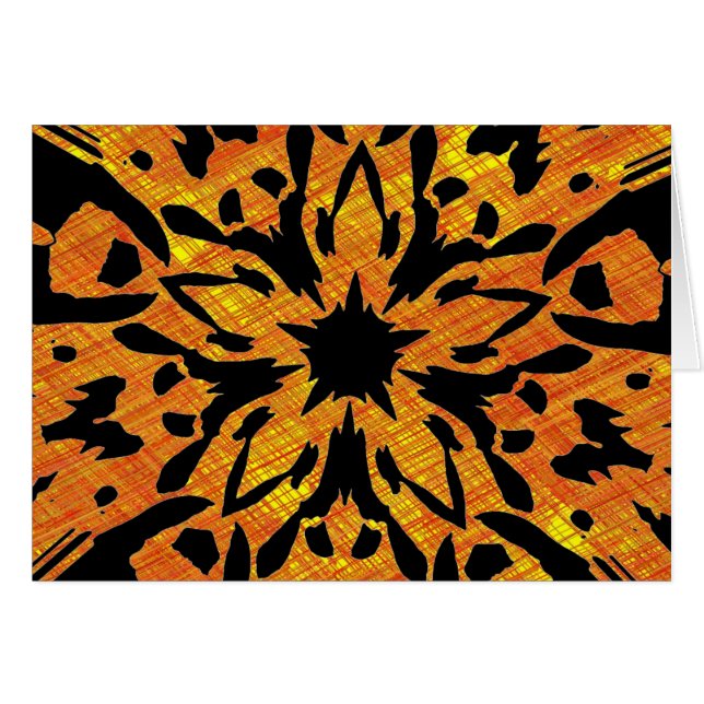 Grafische Blume (Vorderseite (Horizontal))