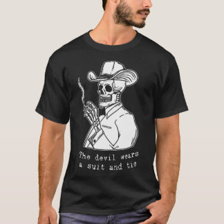 Grafische Colters Ars Wall Drifting Cowpoke Quote T-Shirt