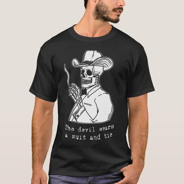 Grafische Colters Ars Wall Drifting Cowpoke Quote T-Shirt (Vorderseite)