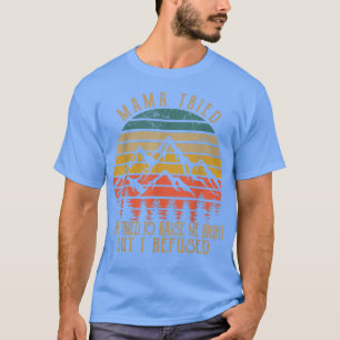 Grafische Country-Musik-Kunst Mama hat es versucht T-Shirt