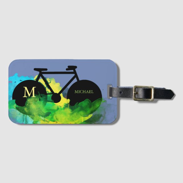 grafische Darstellung der städtischen Fahrradkunst Gepäckanhänger (Vorderseite (Horizontal))