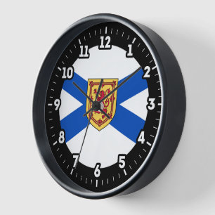 Grafische Dial für die Nova Scotia-Flagge Uhr