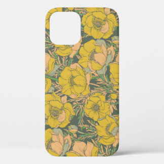 Grafische Frühlingstrollius-Blume Case-Mate iPhone Hülle