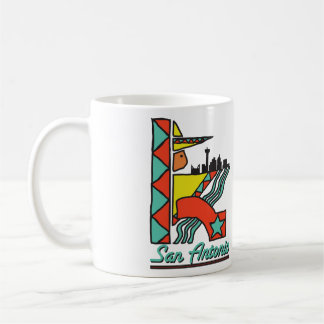Grafische Kaffee-Tasse San Antonio Tasse