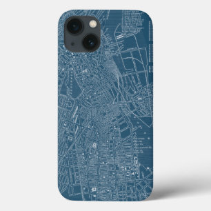 Grafische Karte von Boston Case-Mate iPhone Hülle