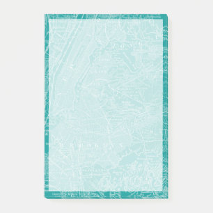 Grafische Karte von New York Post-it Klebezettel