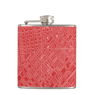 Grafische Karte von San Francisco Flachmann