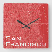 Grafische Karte von San Francisco