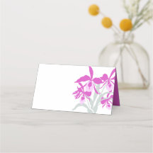 Grafische orchid lila graue Hochzeitsszenarien
