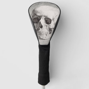 Grafische Schädelkunst: Minimalistisches und mutig Golf Headcover