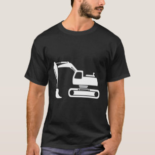 Grafischer Bagger Shirt