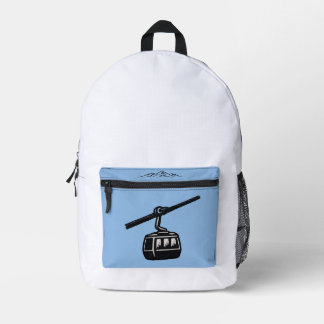 Grafischer Rucksack - Outdoor-Wanderung Druck
