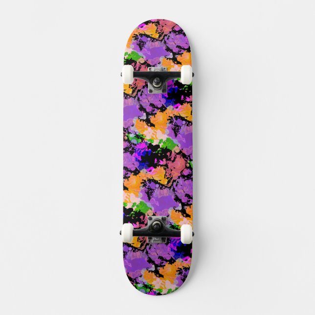 Grafischer Spritzer drucken Skate Deck Skateboard (Vorderseite)