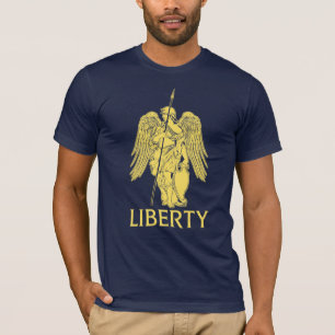 Grafischer T - Shirt Damen-Liberty (Libertas)