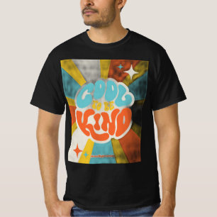 Grafischer T - Shirt für Männer - "Cool, freundlic