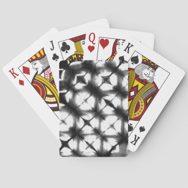 Grafisches Shibori I Spielkarten (Rückseite)