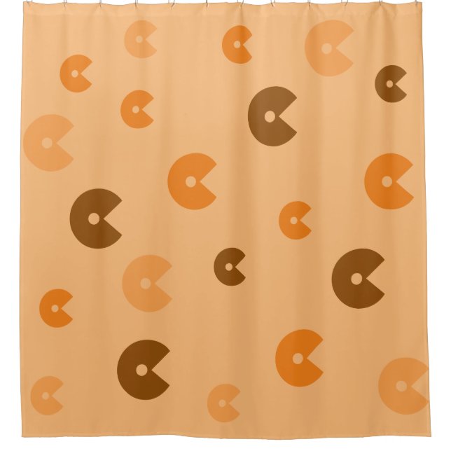 Grafisches Symbol Ihr erstes Muster auf einer beli Duschvorhang (Vorderseite)