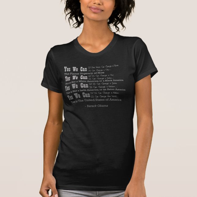 Grafisches T-Shirt *Obama* (Vorderseite)