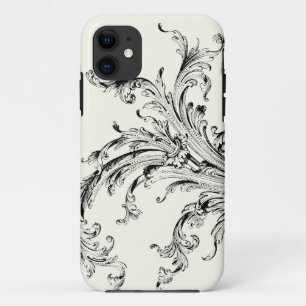 Grafisches Vintage-Schwung-Ornament Case-Mate iPhone Hülle