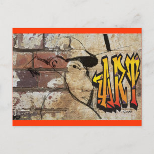 Grafiti Artist Postkarte