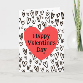 Grafitti Heart Valetine's Day Karte