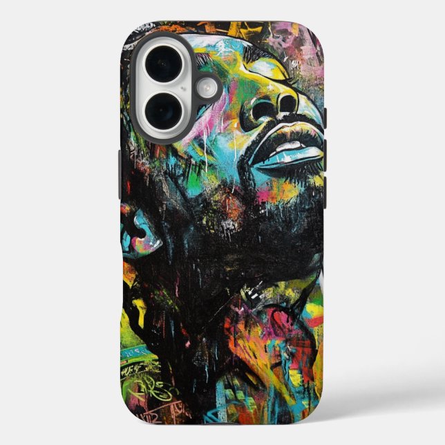 Grafitti Street Art Phone Case (Rückseite)