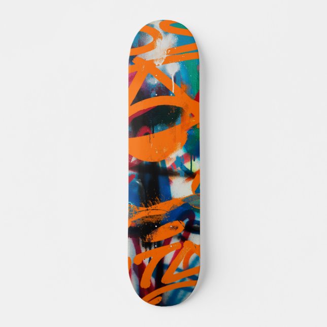 Grafitti und Street Art Skateboard (Vorne)