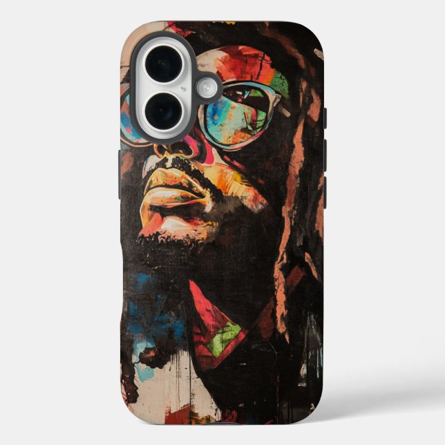 Grafitti Urban Street Art Phone Case (Rückseite)