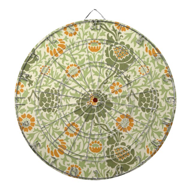 Grafton Pattern (von William Morris) Dartscheibe (vorne)