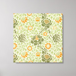 Grafton Pattern (von William Morris) Leinwanddruck