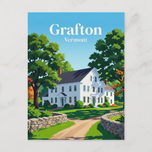 Grafton, Vermont USA Postkarte
