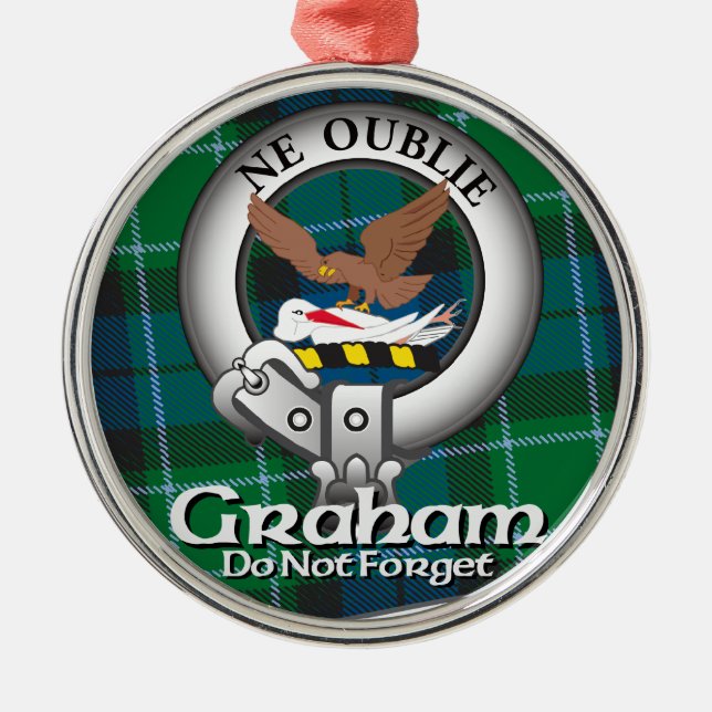 Graham-Clan Ornament Aus Metall (Vorne)