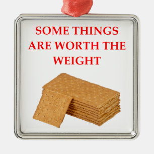 Graham-Cracker Silbernes Ornament