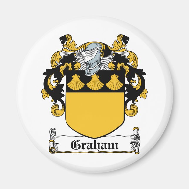 Graham Familienwappen Magnet (Vorne)