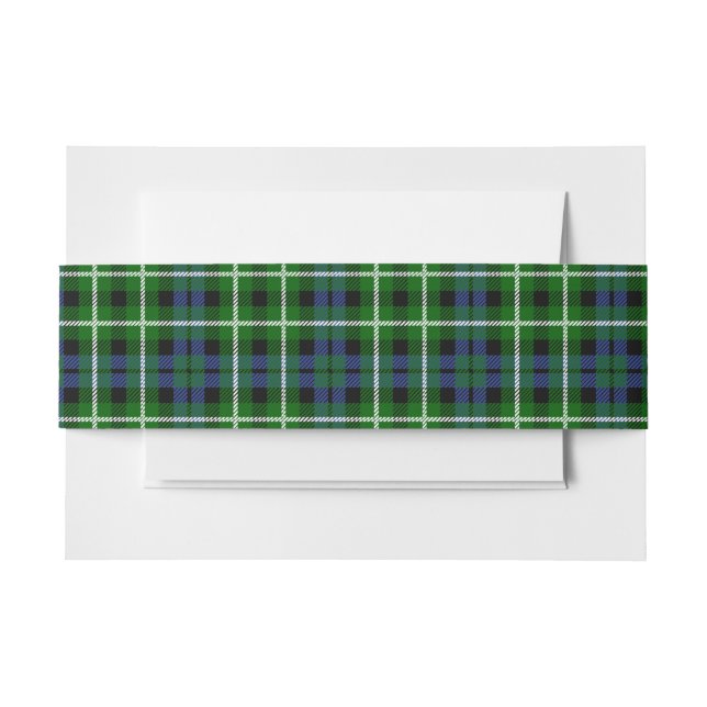 Graham Scottish Tartan Belly Band (Vorderseite Beispiel)