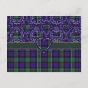 Graham Scottish tartan Postkarte