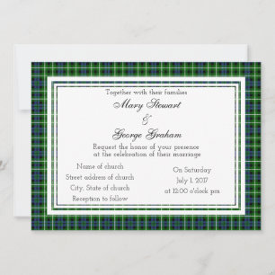 Graham Scottish Wedding Einladung