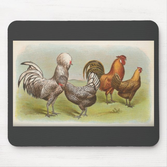 Graham - silbernes Polnisches u. goldenes fein Mousepad (Vorne)