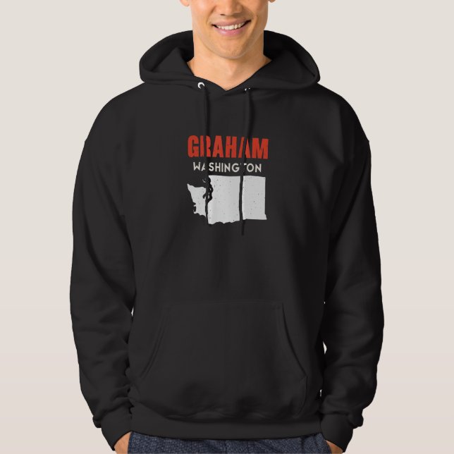 Graham Washington USA State America Travel Washing Hoodie (Vorderseite)
